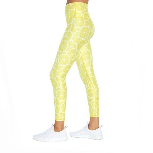 NWT Wildfox lemon print sports bra & leggings set - Picture 7 of 15